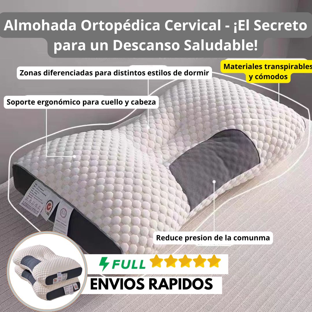 CerviZen ,Almohada Cervical Para Aliviar El Dolor